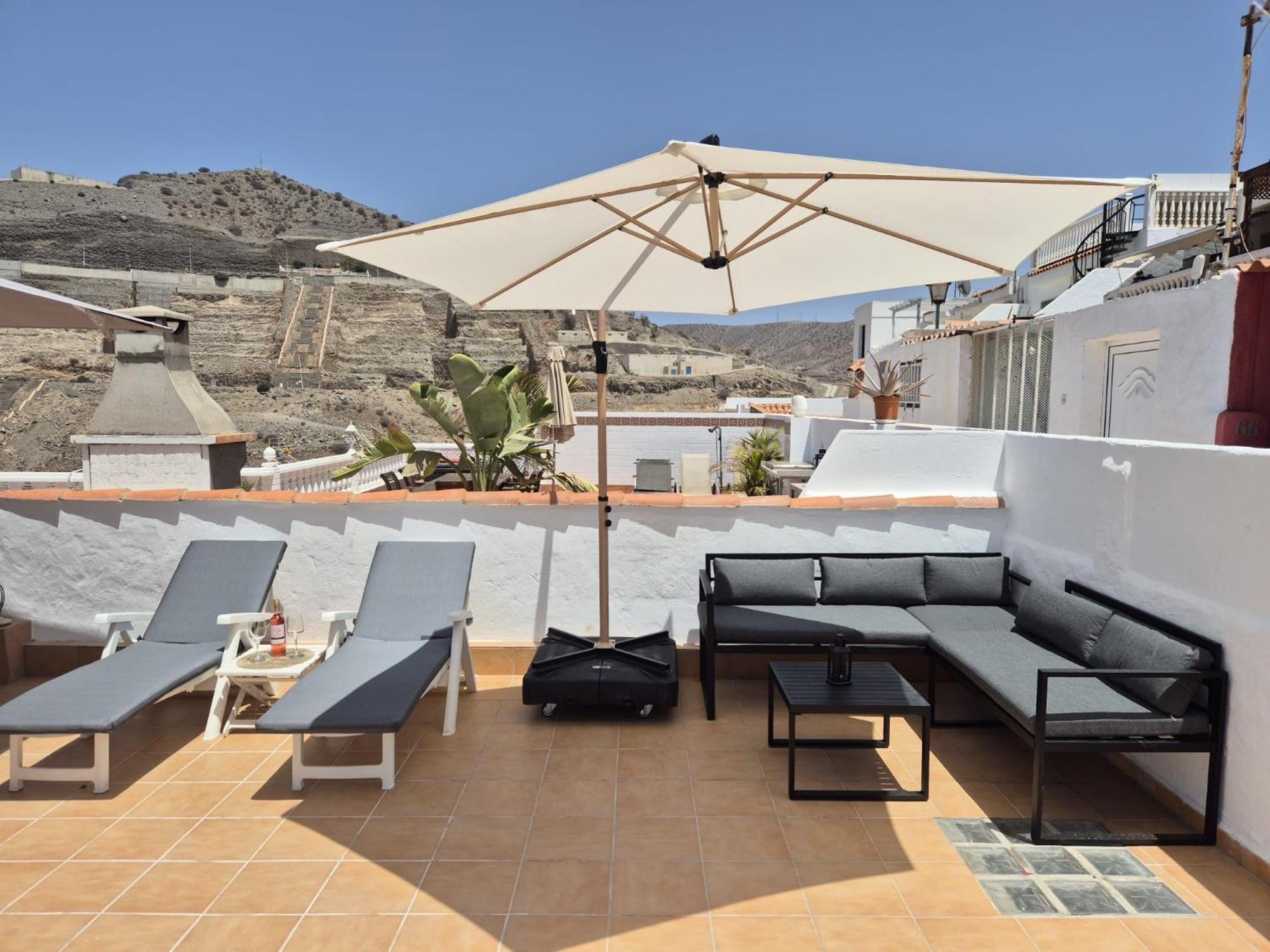 Ocean View Sunset Terrace - Near Anfi Del Mar Apartment Los Caideros Ngoại thất bức ảnh